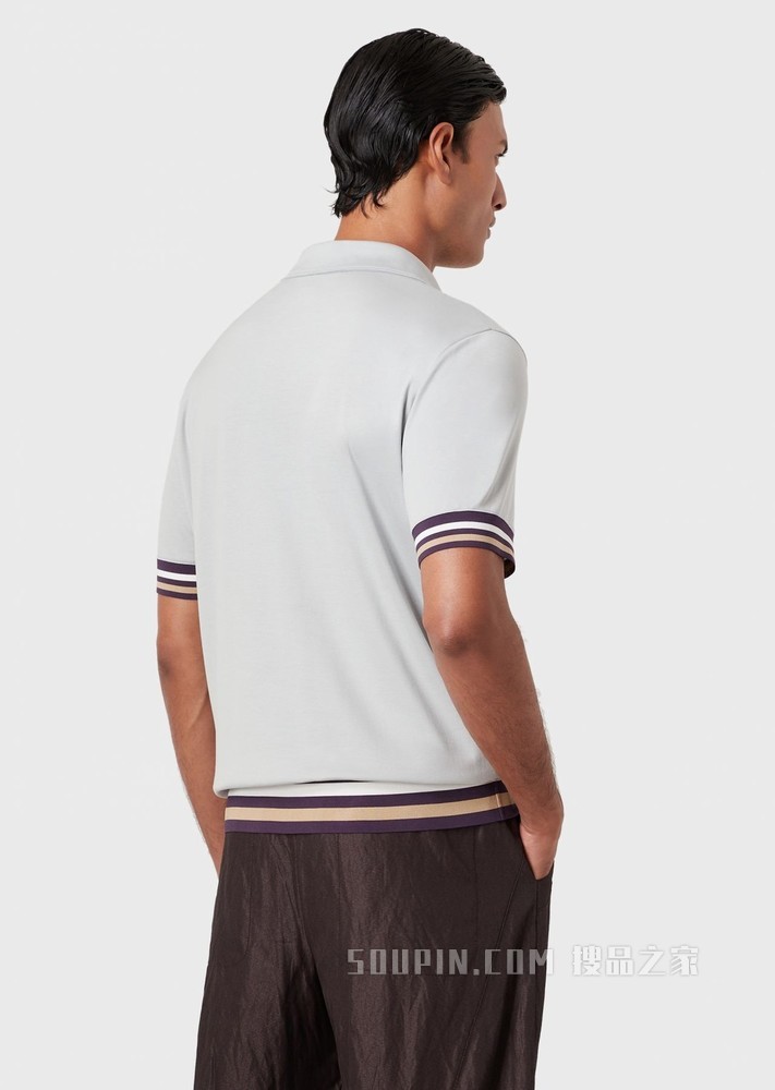 棉质短袖POLO衫 | Giorgio Armani