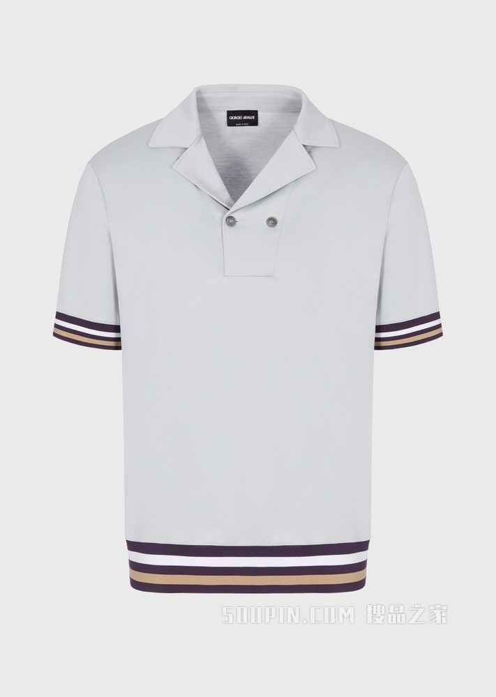 棉质短袖POLO衫 | Giorgio Armani