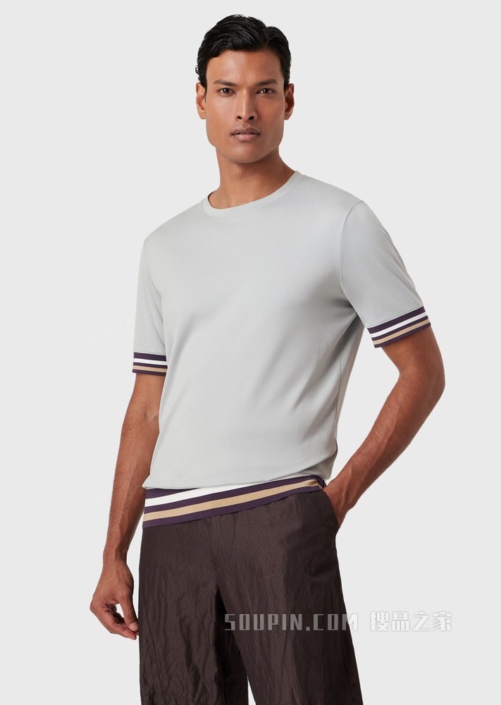 棉质休闲T恤 | Giorgio Armani