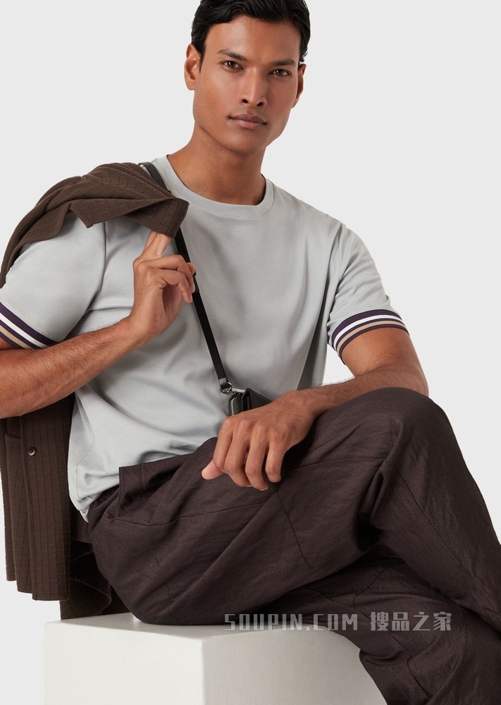 棉质休闲T恤 | Giorgio Armani