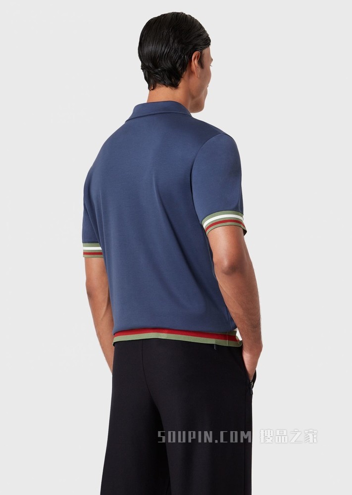 棉质短袖POLO衫 | Giorgio Armani