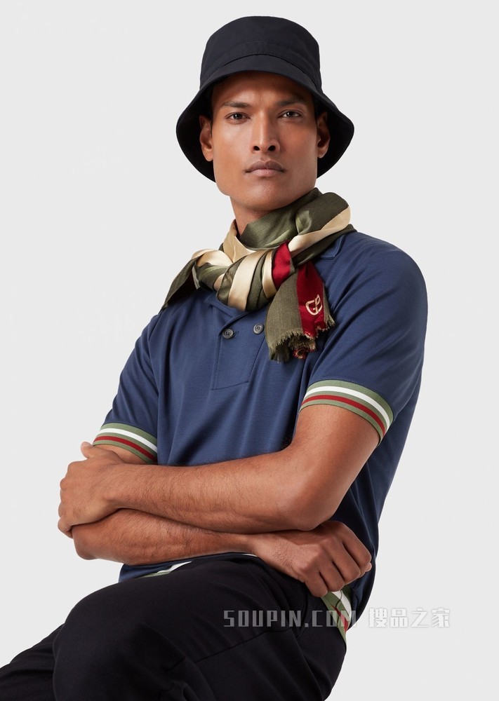 棉质短袖POLO衫 | Giorgio Armani