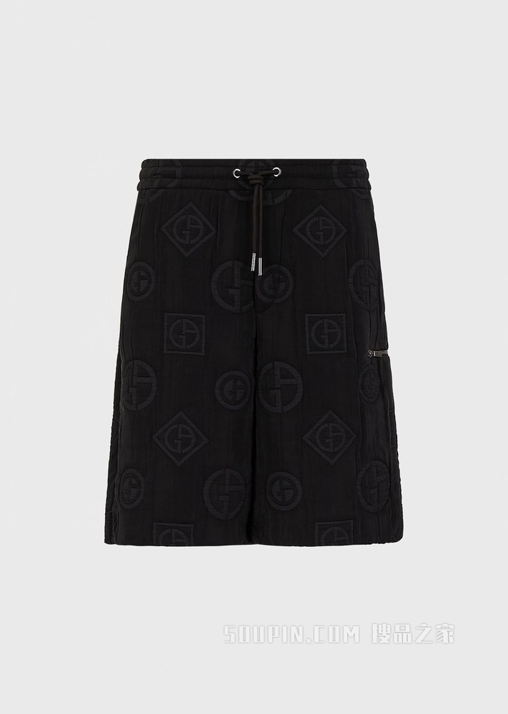 别致休闲抽绳短裤 | Giorgio Armani