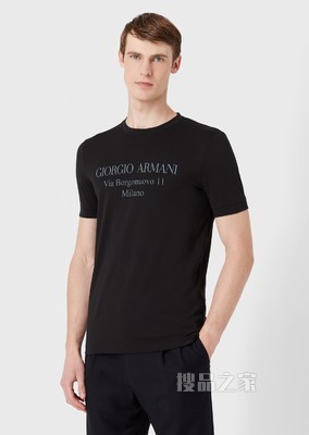 经典棉质短袖T恤 | Giorgio Armani