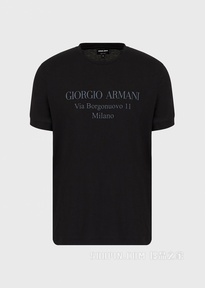 经典棉质短袖T恤 | Giorgio Armani