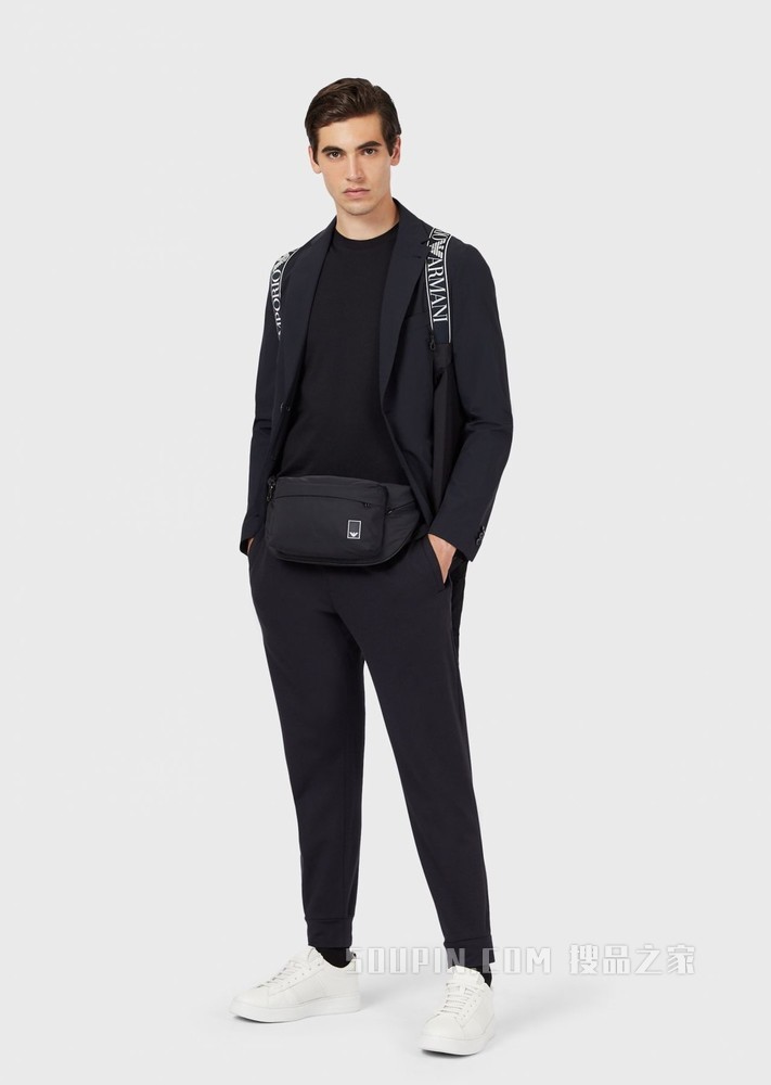 Travel Essentials 可收纳弹力休闲西装 | Emporio Armani