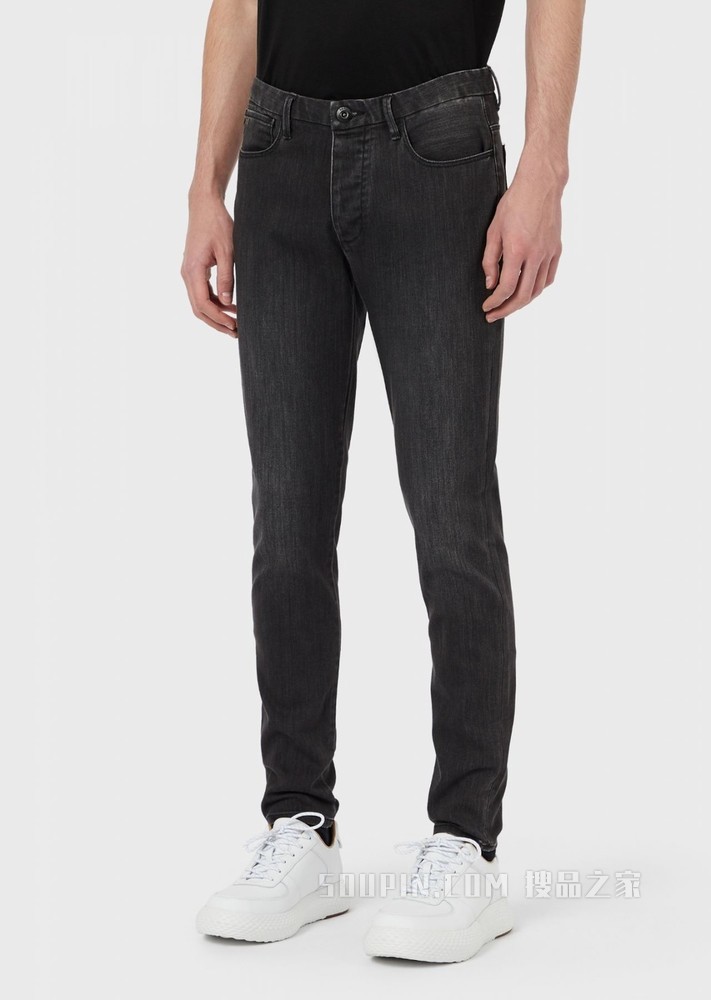 弹力修身牛仔裤 | Emporio Armani