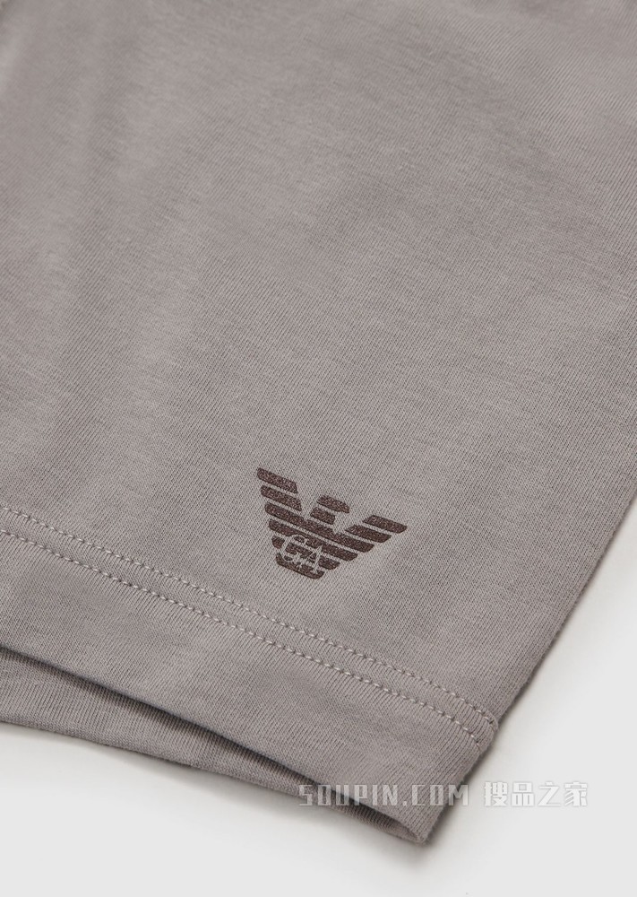 标识裤腰四角短内裤 | Emporio Armani