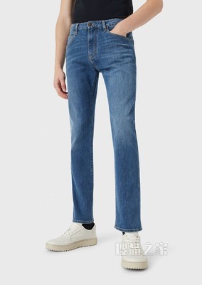 J45系列标准版型斜纹牛仔裤 | Emporio Armani