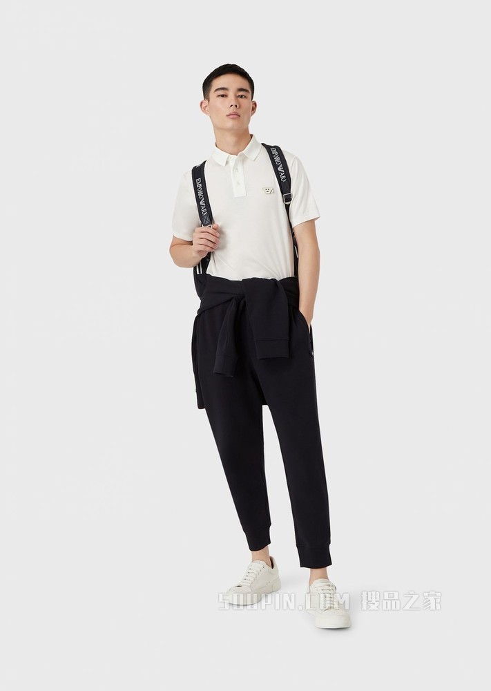 Emoji趣味表情贴片POLO衫 | Emporio Armani