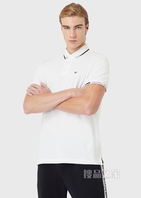 鹰标珠地POLO衫 | Emporio Armani