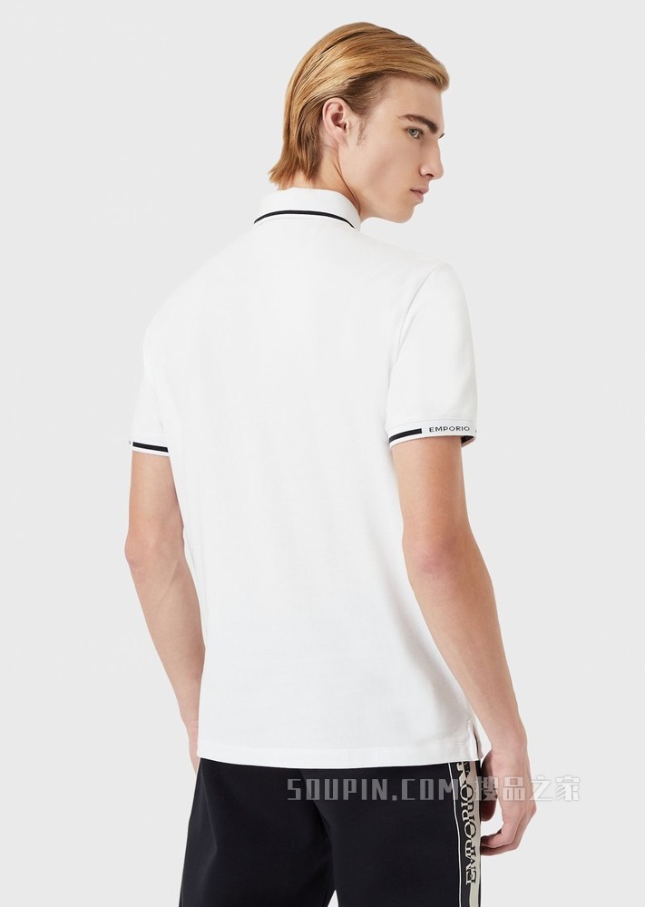 鹰标珠地POLO衫 | Emporio Armani