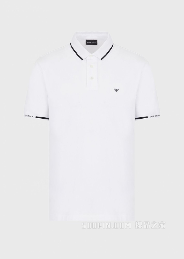 鹰标珠地POLO衫 | Emporio Armani