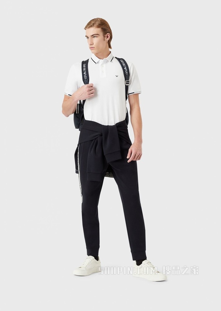 鹰标珠地POLO衫 | Emporio Armani