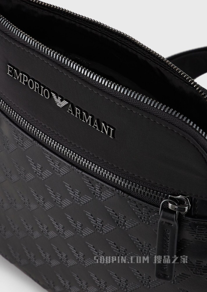 经典鹰标斜挎包 | Emporio Armani