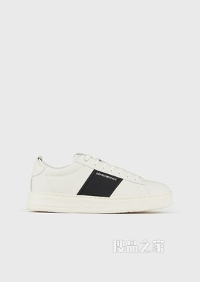 LOGO皮革休闲运动鞋 | Emporio Armani