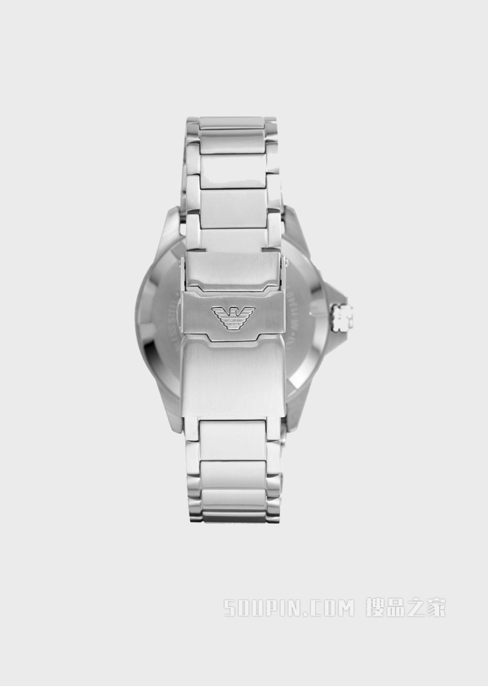 时尚钢带绿盘石英腕表 | Emporio Armani