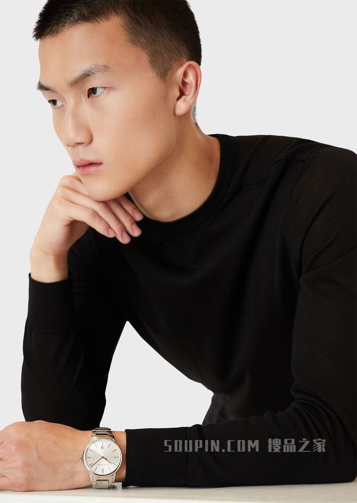 简约钢带瑞士机芯机械腕表 | Emporio Armani