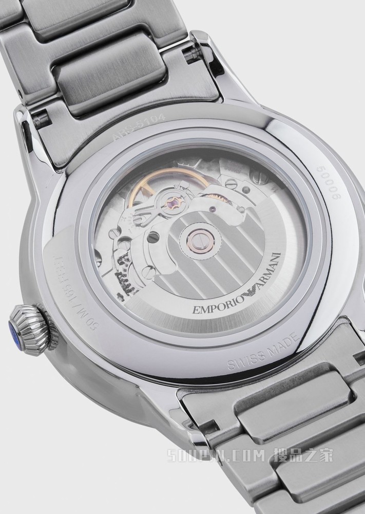 简约钢带瑞士机芯机械腕表 | Emporio Armani