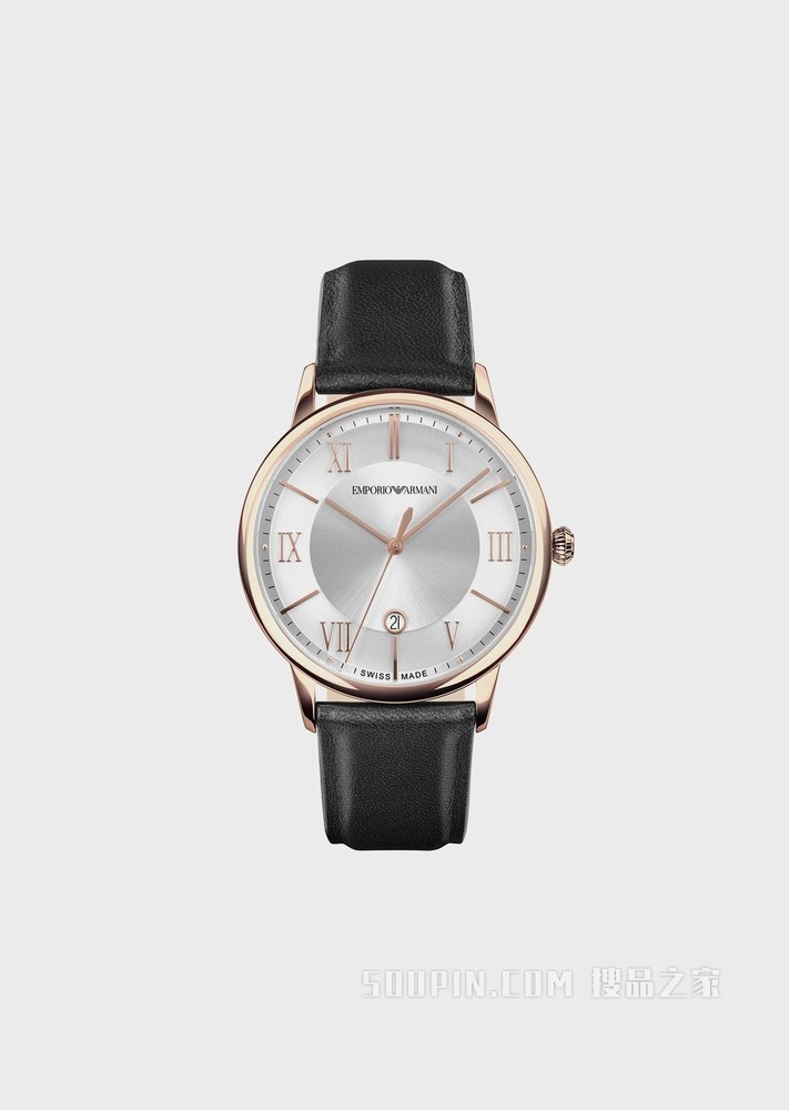 简约刻度瑞士机芯石英腕表 | Emporio Armani
