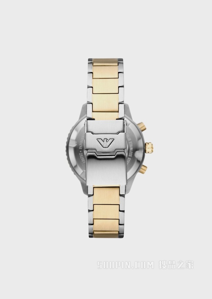 时尚钢带圆盘石英腕表 | Emporio Armani