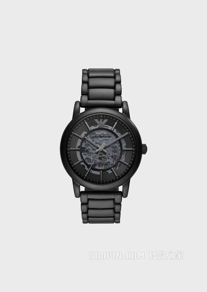 简约钢带机械腕表 | Emporio Armani