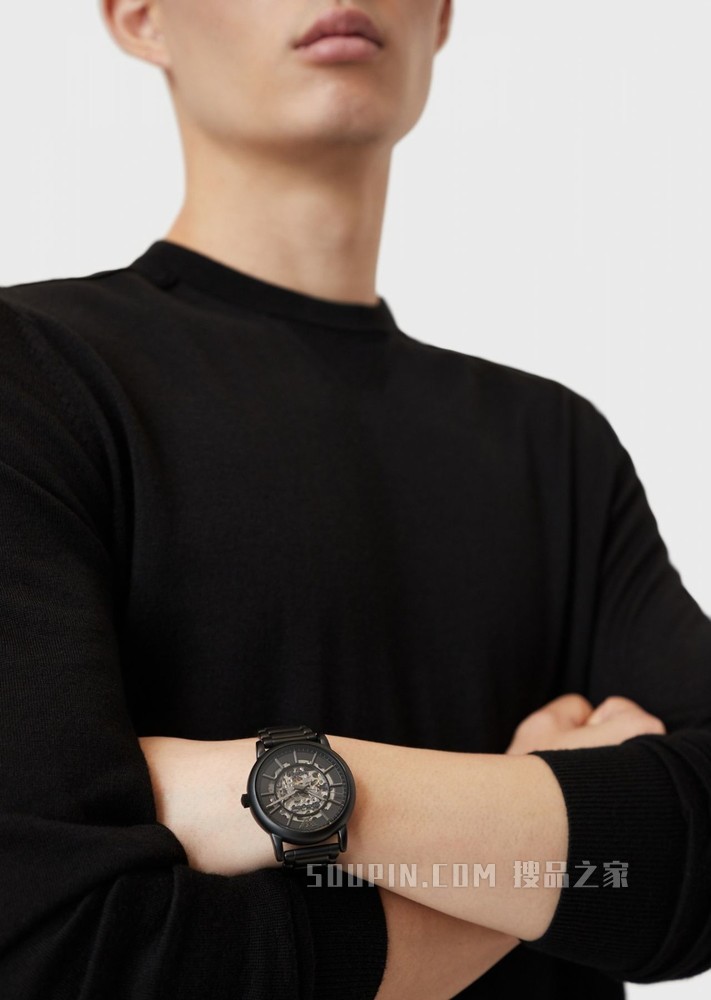 简约钢带机械腕表 | Emporio Armani