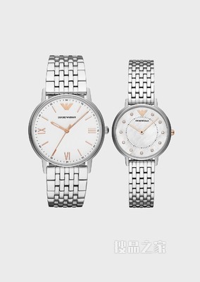 经典复古不绣钢表带情侣石英腕表 | Emporio Armani