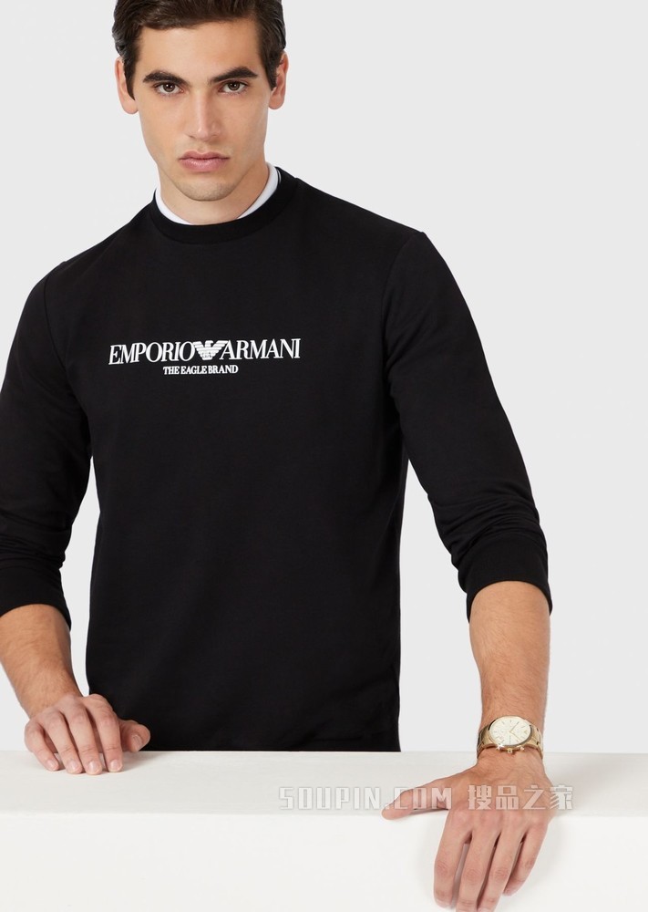 三盘六针大表盘石英腕表 | Emporio Armani