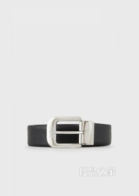 通体鹰标双面皮革腰带 | Emporio Armani