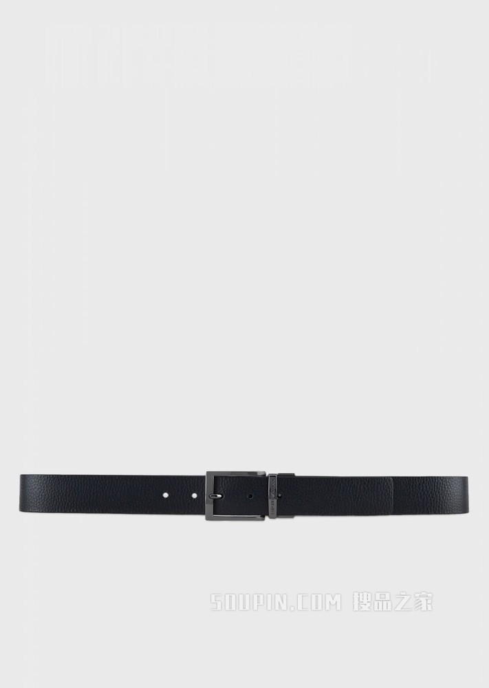 搓纹皮革腰带 | Emporio Armani