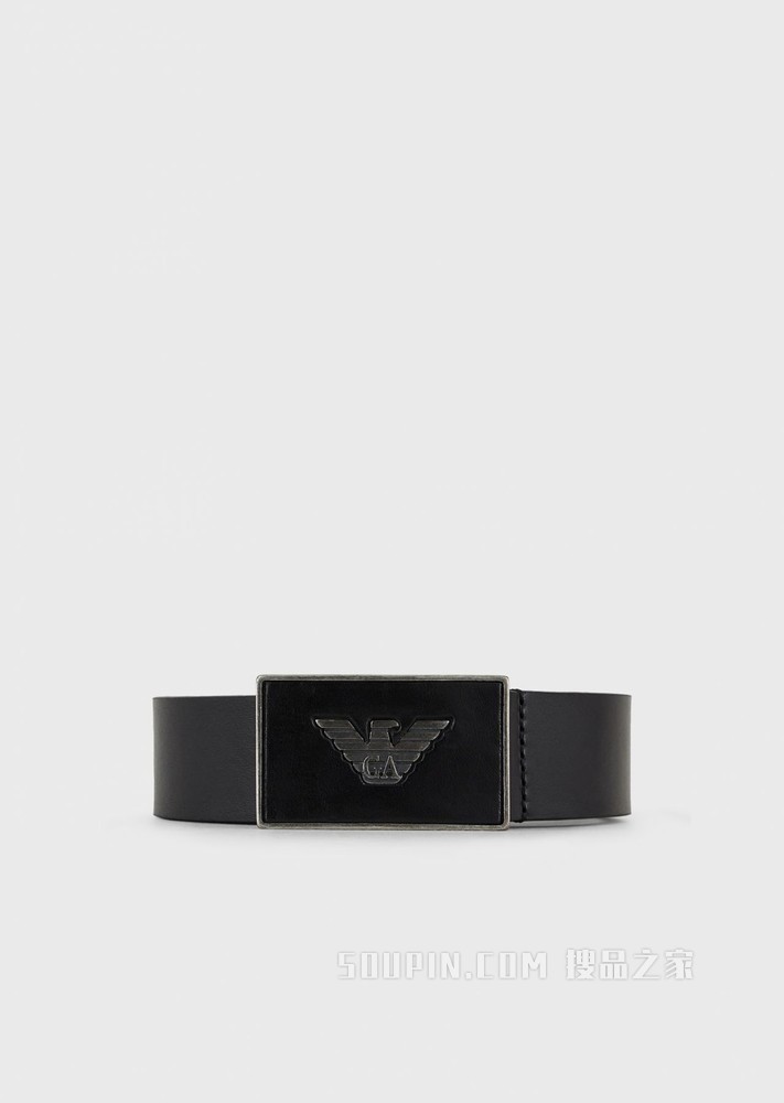 鹰标皮革腰带 | Emporio Armani
