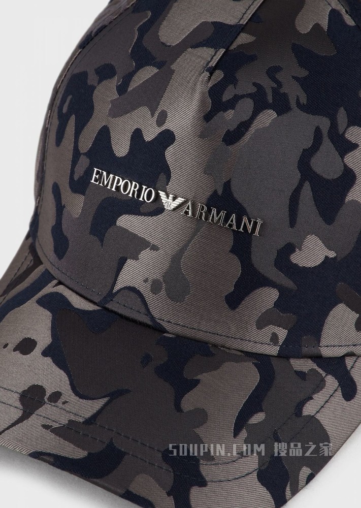 经典标识迷彩棒球帽 | Emporio Armani