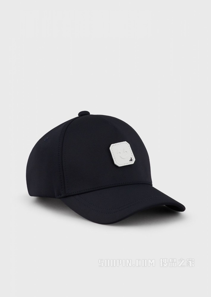 Emoji趣味表情贴片棒球帽 | Emporio Armani