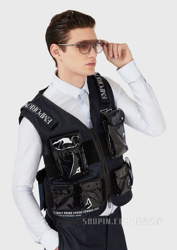 潮流时尚全框太阳镜 | Emporio Armani