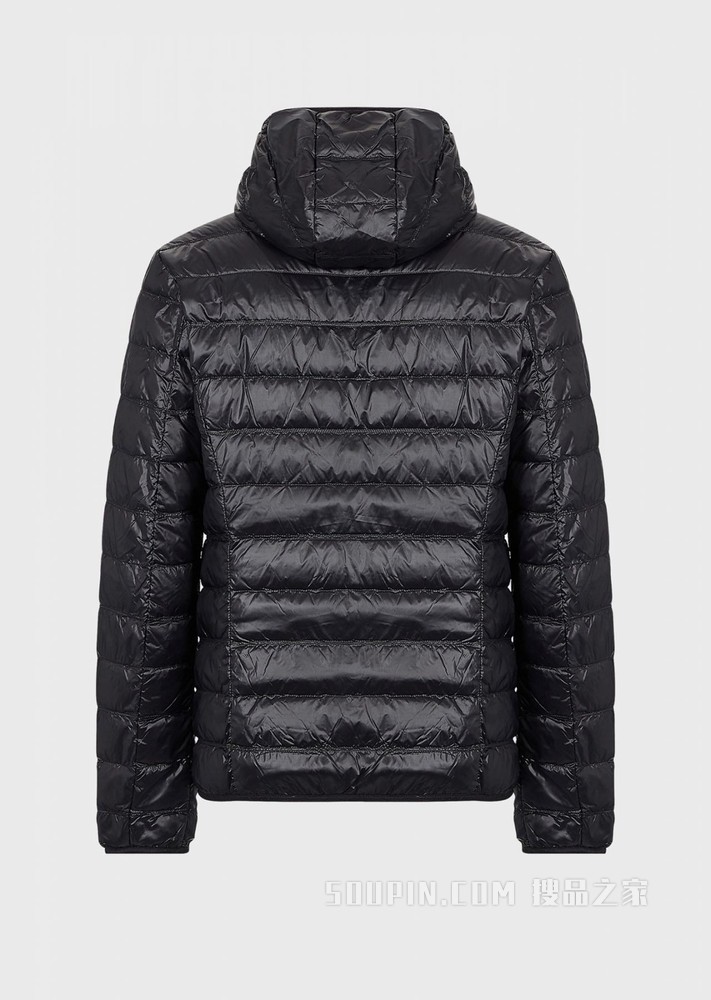 高科技面料白鸭绒拉链羽绒服 | Emporio Armani
