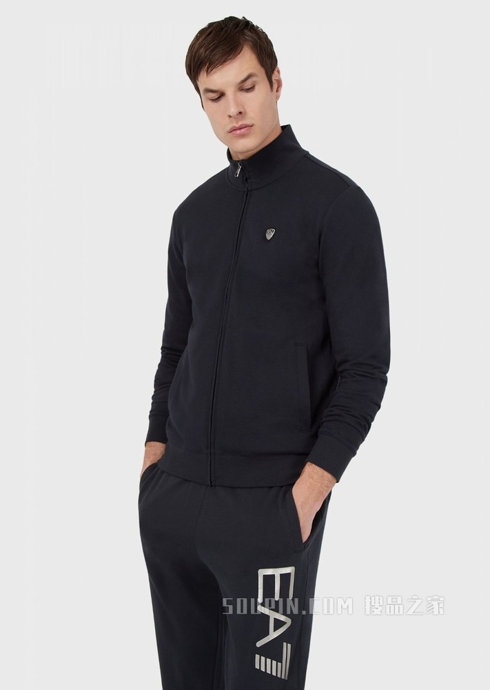 徽标棉质卫衣 | Emporio Armani