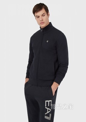 徽标棉质卫衣 | Emporio Armani