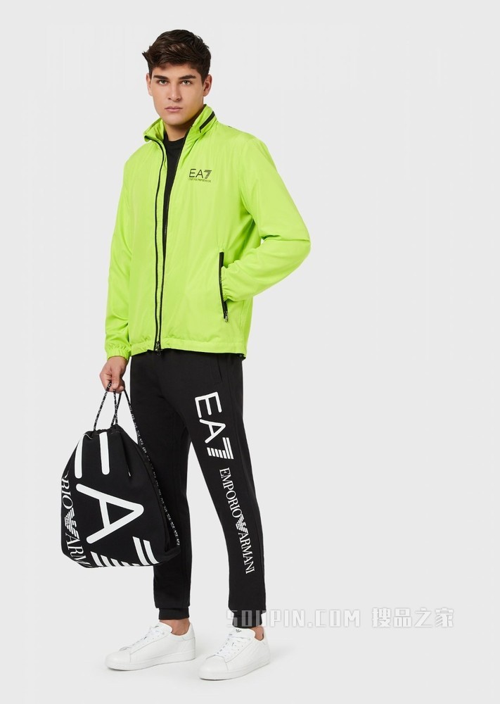 印花LOGO棉质卫裤 | Emporio Armani