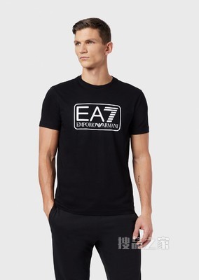 短袖圆领LOGO T恤 | Emporio Armani