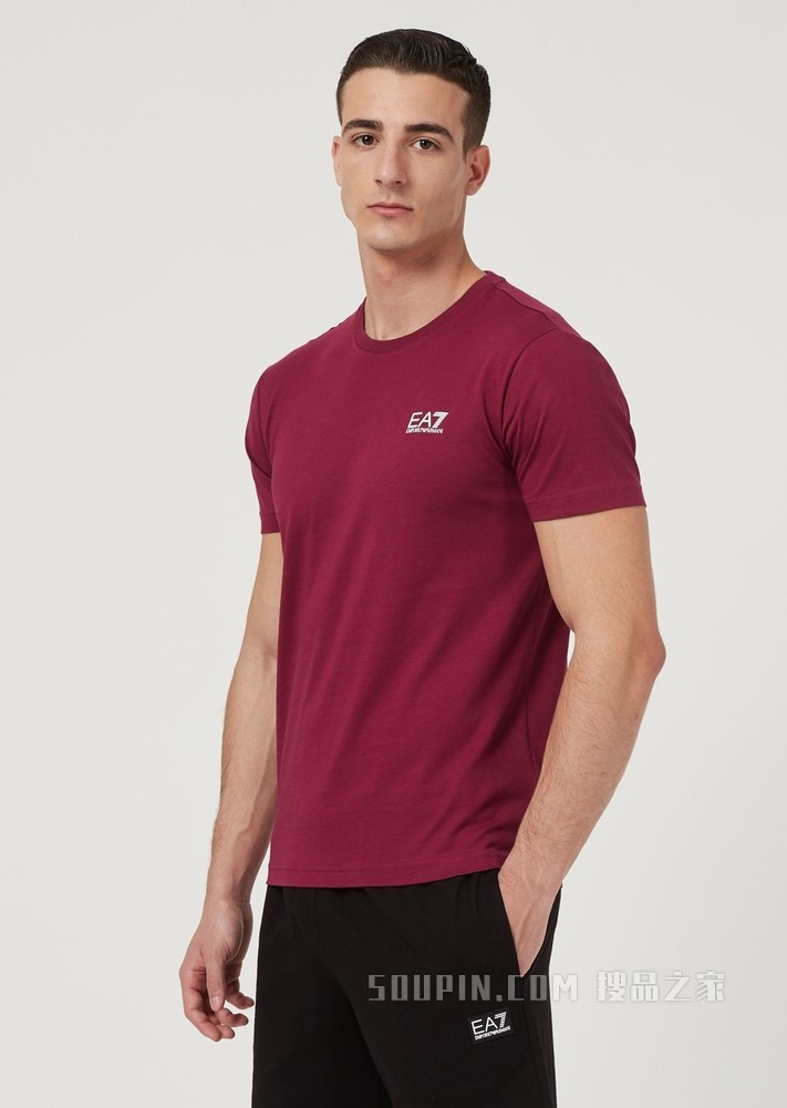 印花LOGO棉质短袖T恤 | Emporio Armani