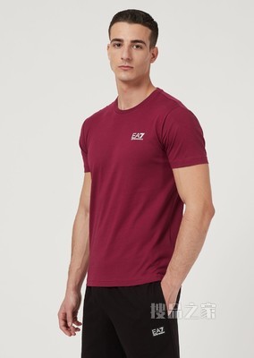 印花LOGO棉质短袖T恤 | Emporio Armani