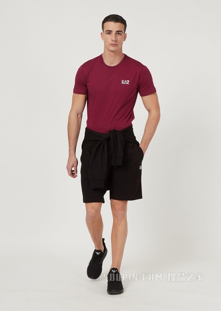印花LOGO棉质短袖T恤 | Emporio Armani