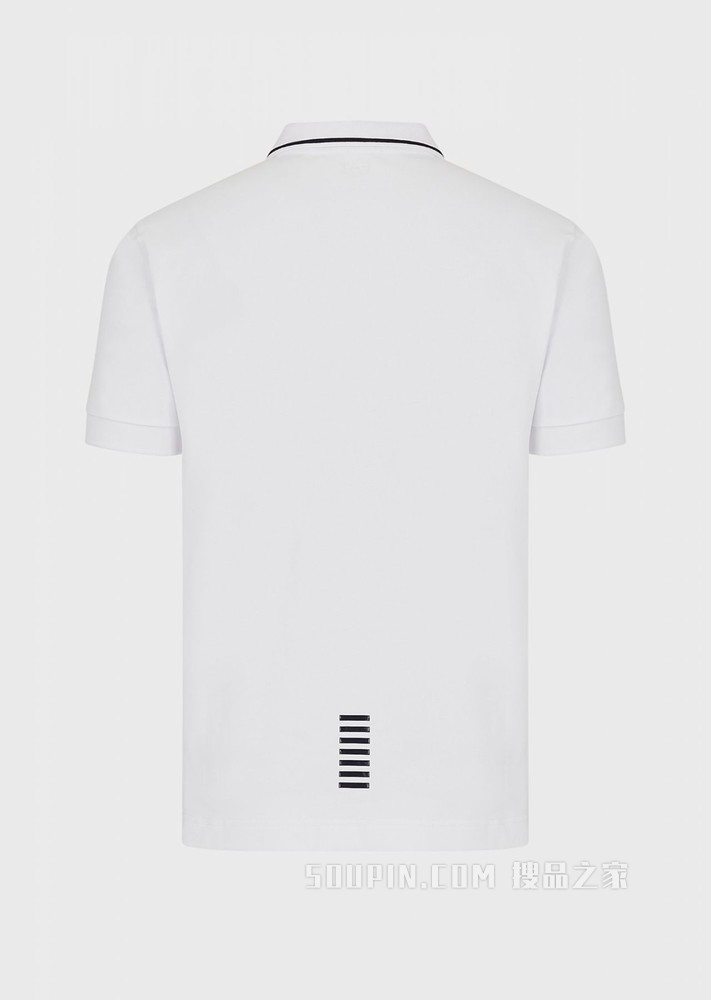 弹力棉LOGO短袖POLO衫 | Emporio Armani