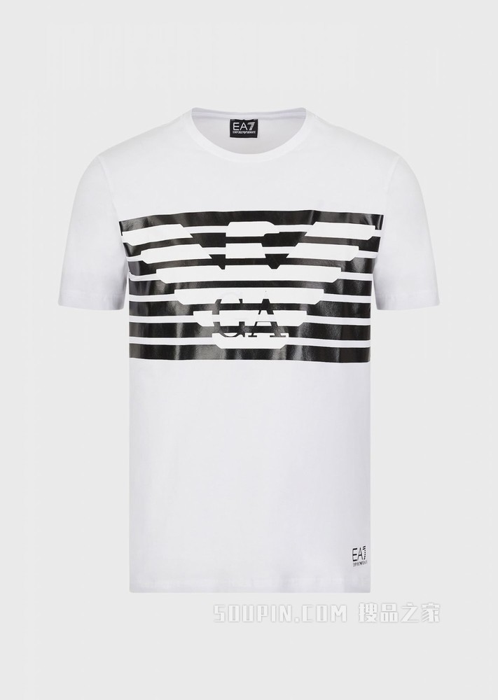 鹰标图案短袖T恤 | Emporio Armani