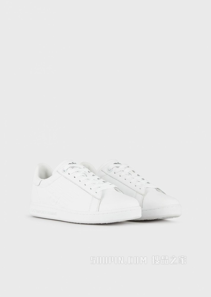 压花LOGO休闲鞋 | Emporio Armani