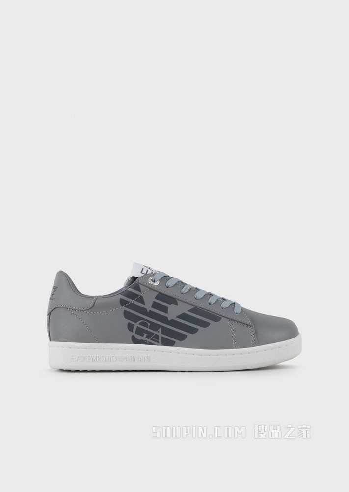 简约撞色标识休闲运动鞋 | Emporio Armani