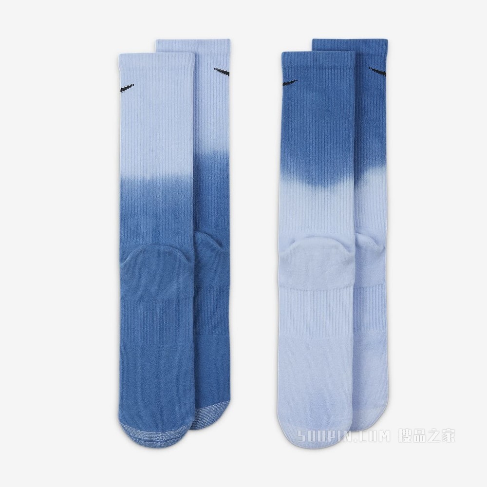 Nike Everyday Plus Cushioned Crew 运动袜（2 双）