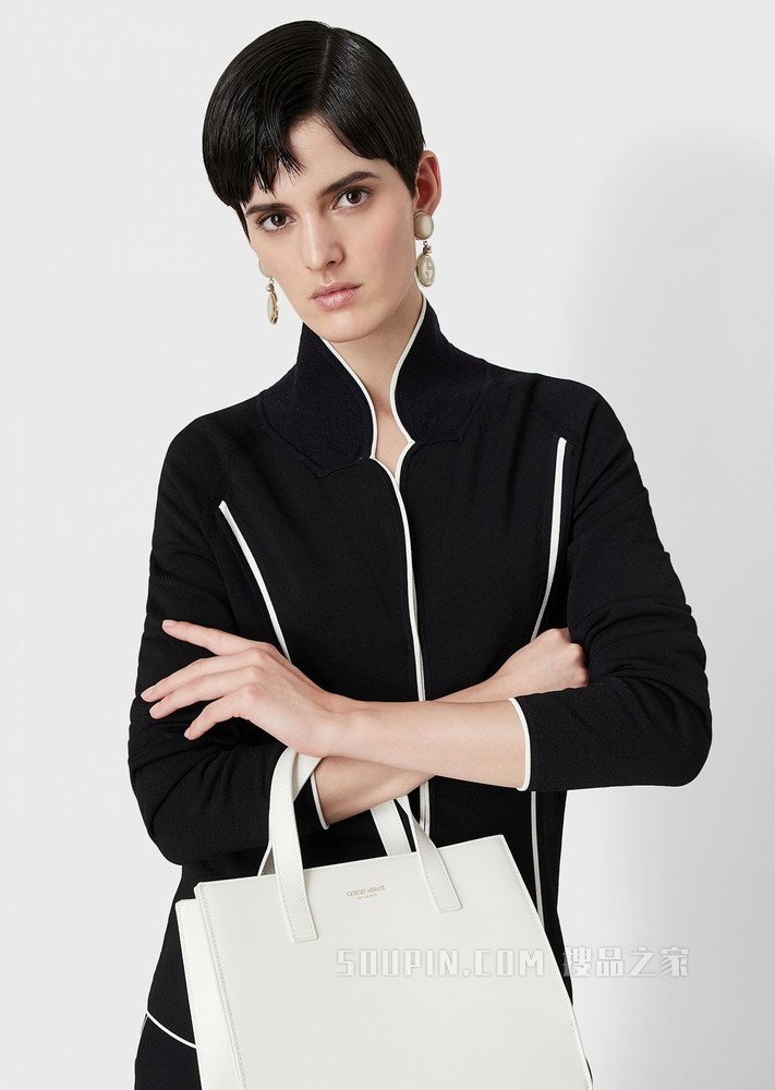 雅致撞色休闲西装外套 | Giorgio Armani