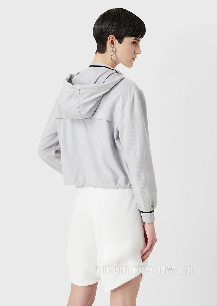 简约兜帽休闲夹克 | Giorgio Armani